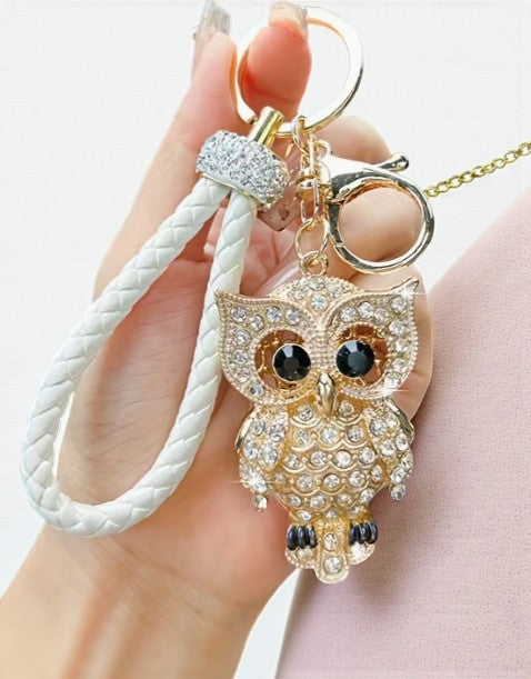 Bling Owl Bag/Purse Charm