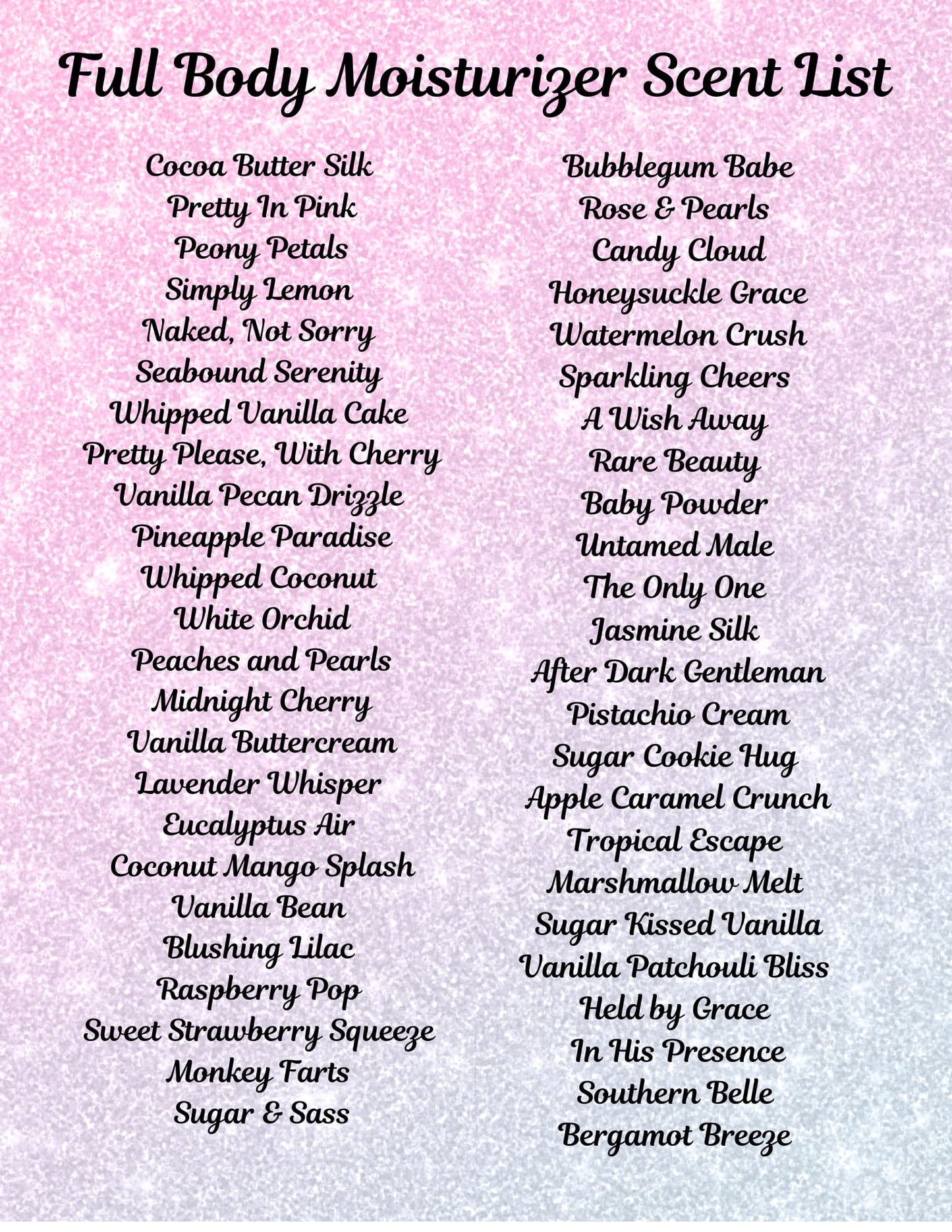 ✨ Full Body Moisturizing Lotion