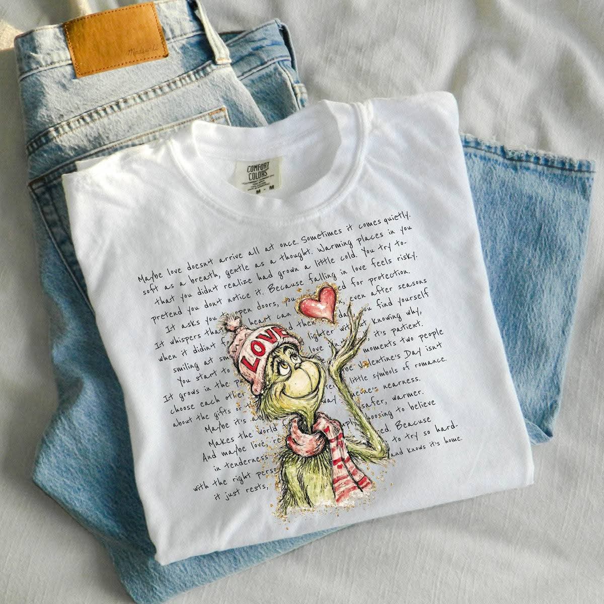 Grinch Valentine's T Shirt