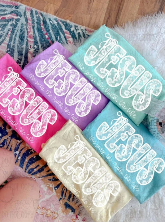 White Lace Jesus T~SHIRT, SWEATSHIRT, HOODIE LISTING